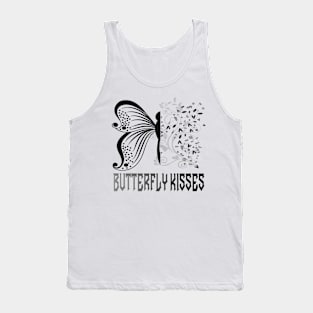 Butterfly Kisses Flowers Lovers Best Gift For Mothers Tank Top